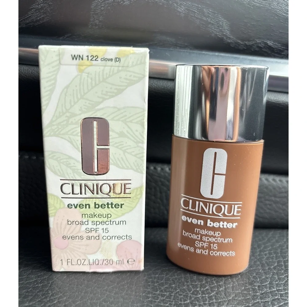 Clinique Even Better Makeup SPF 15 - WN 122 Clove D 1 FL.OZ NEW